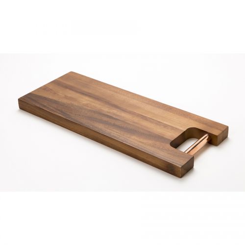 Rafters Grip Platter Board With Copper Handle