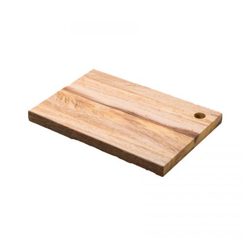 Rafters Edge Rectangle Platter With Bark Effect 