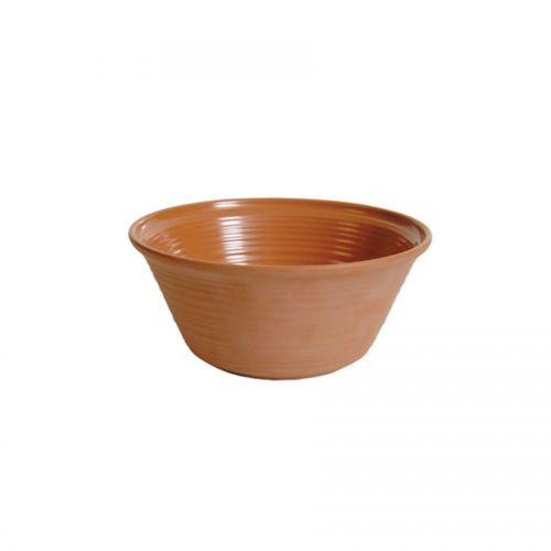 Terracotta Matt Melamine Olaria Bowl 250x110mm 2.5L