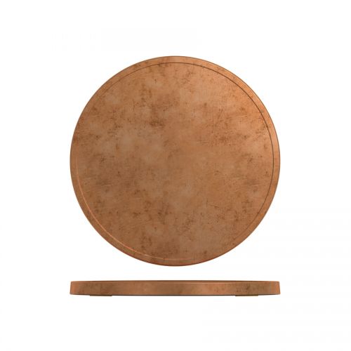 Copper Utah Melamine Round Slab Dia 285x17.5mm