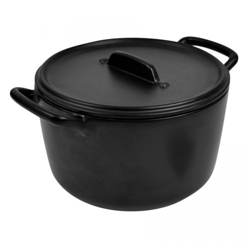 Black Melamine Casserole Pot 228x180x119mm