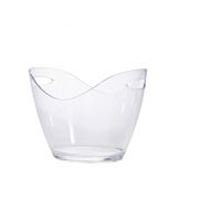 Clear Plastic Champagne Bucket Large