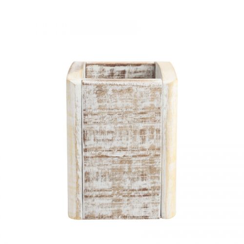 Nordic White Cutlery Box 110x110x H150mm