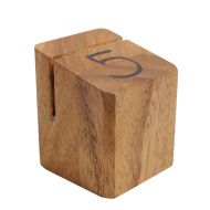 Menu Holder Acacia 55x55x65mm