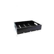 Gastronorm Crate Black 32.5 x 26.5 x 7 cm 1/2