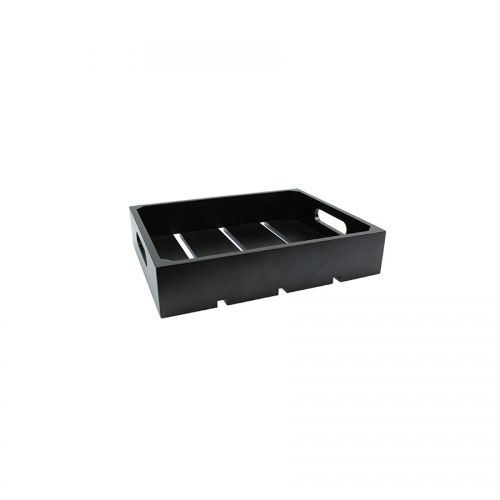 Gastronorm Crate Black 32.5 x 26.5 x 7 cm 1/2