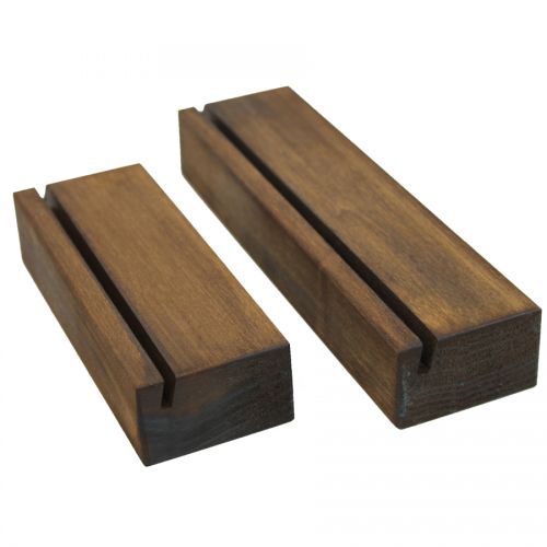 Block Menu Holder 210 x 75 5mm Dark Oak