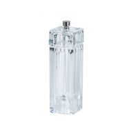 Square Acrylic Salt Mill 14.7cm High