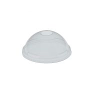 9-20oz Dome Lid With Hole DLR662