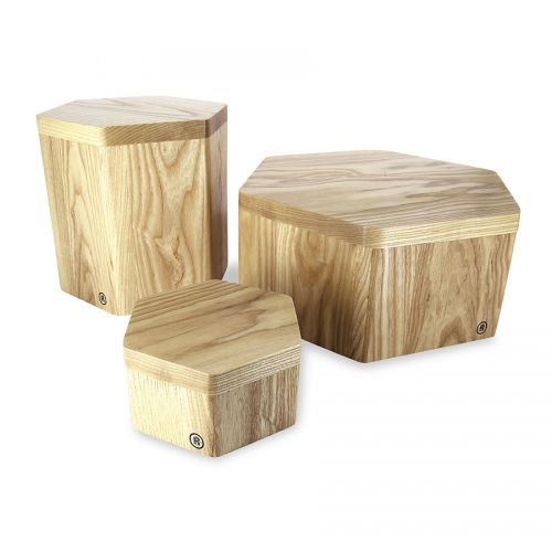 Inspired By Revol Wood Display Riser Set Of 3