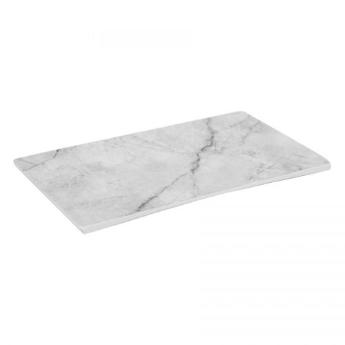 Marble Melamine Platter 246 x 14 x 7.5mm