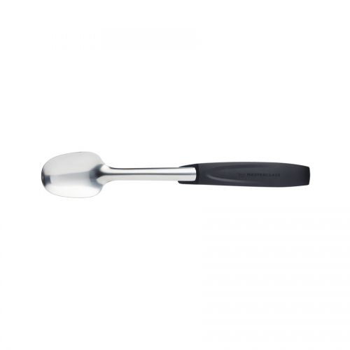 Stainless Steel Buffet Salad Spoon - Black