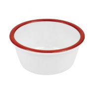 Red Enamelware Melamine Pot 90 x 40mm 135ml