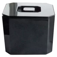 Lockhart Black Octagonal Plastic Ice Bucket 4.5ltr