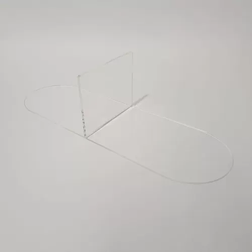 Fish Kettle Divider 2 Part Clear Acrylic