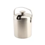 GenWare Insulated Stainless Steel Ice Bucket & Tongs 1.2L