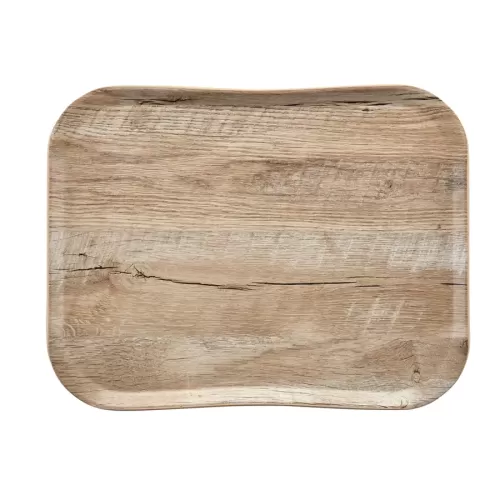 Cambro Century Wood Grain Tray Light Oak 35.5 x 45.7 cm