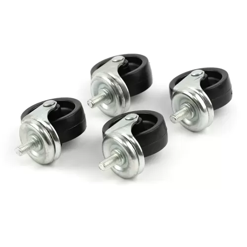 Beaumont Replacement Black Bottle Skip Castors Set of 4