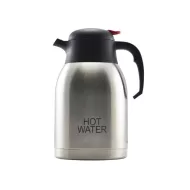 Genware Hot Water Inscribed Stainless Steel Vacuum Jug 2.0 Litre