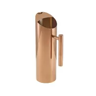 Genware Copper Plated Stainless Steel Water Jug 1.2 Litre