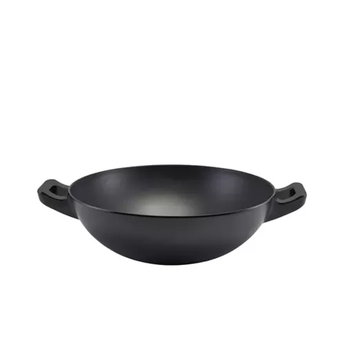Genware Black Melamine Wok Buffet Bowl 30cm 4.28 Litre