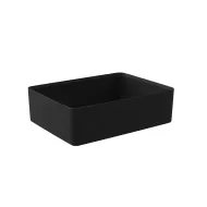 Dalebrook Kata Black Melamine Rectangular Crock 260x345x100mm 6.7 Litre