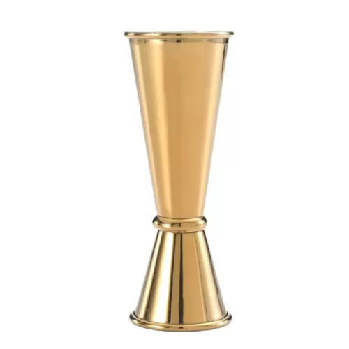 Barfly Japanese Style Gold Plated Jigger 1 x 2oz