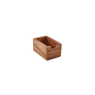 GenWare Acacia Wood Rectangular Sachet Holder 11x7x5.5cm