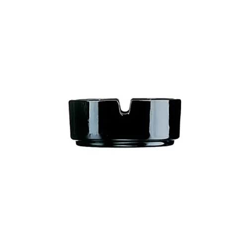 Arcoroc Black Stackable Ashtray 9cm