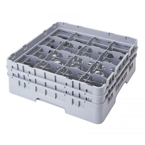 Cambro Camrack Glass Rack 16 Compartments Grey