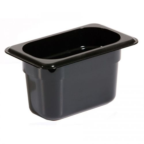 Gastronorm Container Poly 1/9 100mm Black