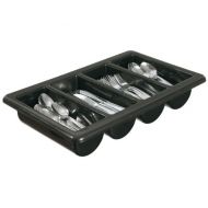 Cutlery Box Polypropylene 4 Compartments Black