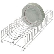 Plate Rack Plastic Coated Wire Holds 30 Plates
