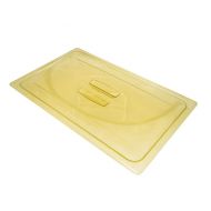 Gastronorm Plain Lid High Heat Poly 1/1 Amber