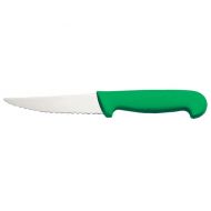 Prepara Vegetable Serrated Knife 4 inch Blade Green