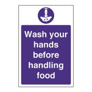 Wash Hands Before Handling Food