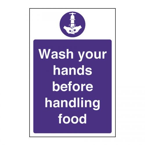 Wash Hands Before Handling Food