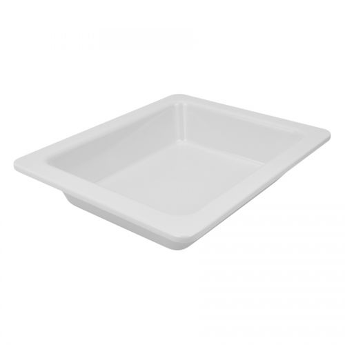 White Melamine 1/2 Gastro Dish 2.3L