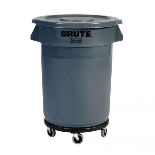 Round Grey Waste Container 76Ltr