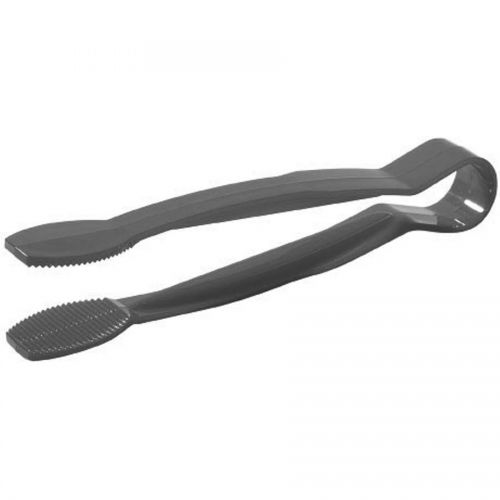 Tongs Black Polycarbonate 23cm