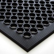 Floor Matting Single Mat Black 1.5 x 0.9m
