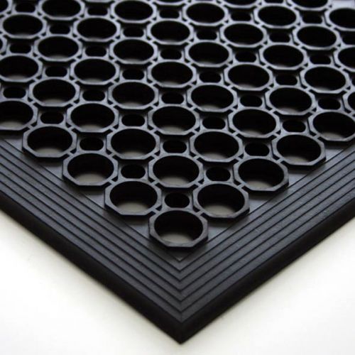 Floor Matting Single Mat Black 1.5 x 0.9m