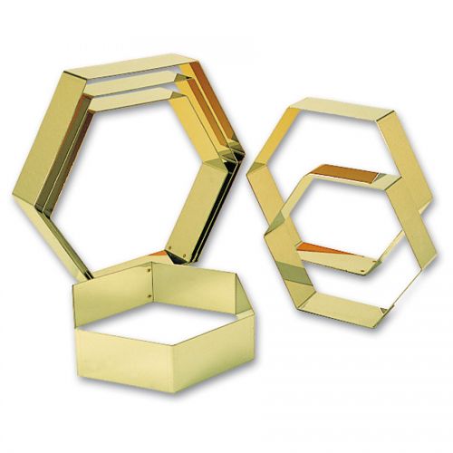 Hexagonal Cake Mould S/S 6.7 x 6.7 x 3cm