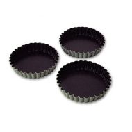 Fluted Genoi 10.5 x 1.8cm Non-Stick Set Of 12