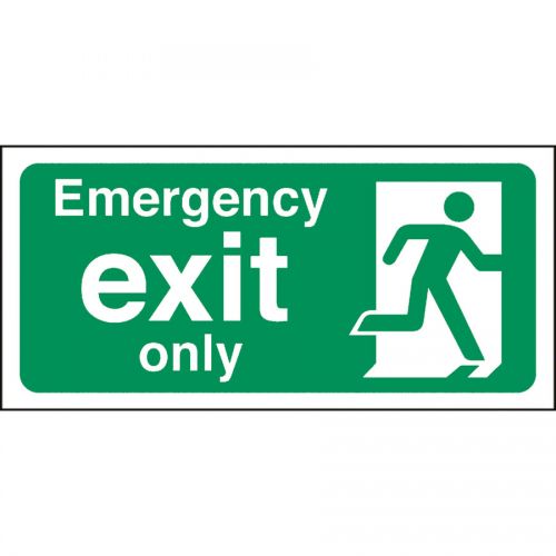 Safety Sign Emergency Exit Only