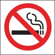 Safety Sign No Smoking Symbol