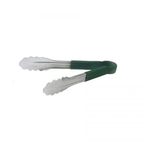 Tongs Non Slip Handle 24cm Green