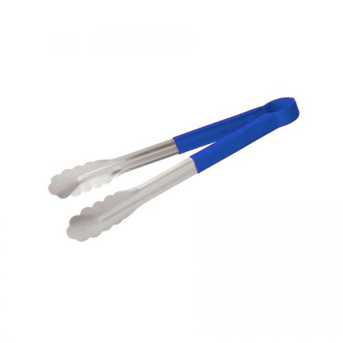 Tongs Non Slip Handle 30cm Blue