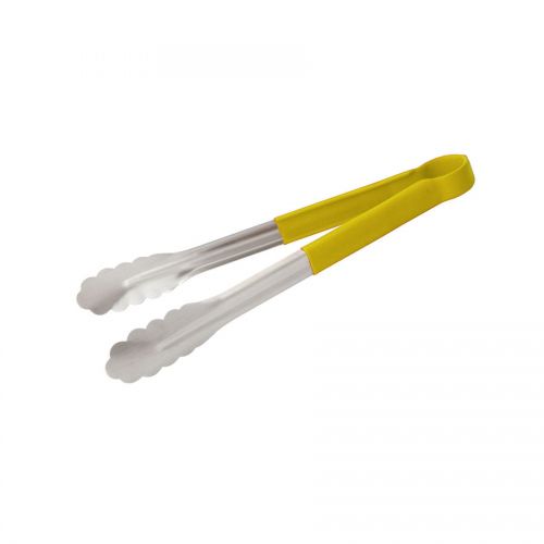 Tongs Non Slip Handle 30cm Yellow