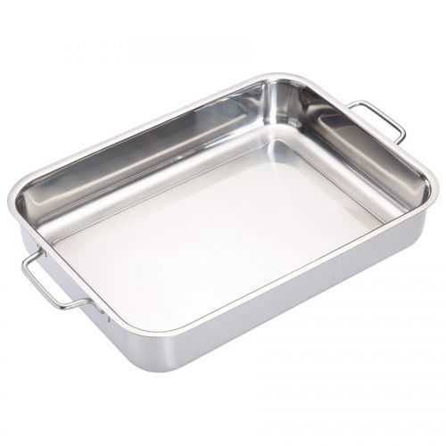 MasterClass Stainless Steel Heavy Duty Roasting Pan